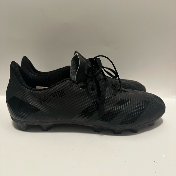 adidas EF1649 Predator 20.4 FxG Black on Black Soccer Cleats - Picture 2 of 8